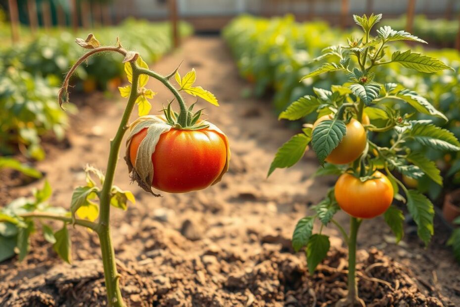 Dlaczego pomidory więdną