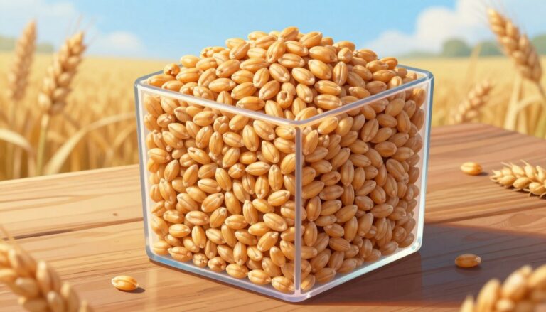 Ile waży metr sześcienny pszenicy