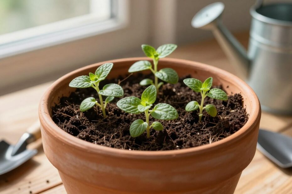 Jak siać majeranek w doniczce