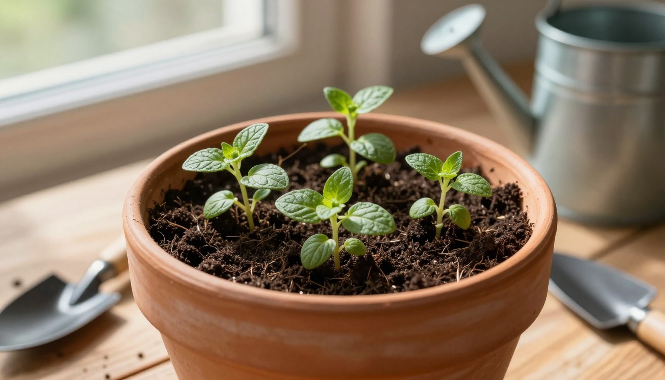 Jak siać majeranek w doniczce